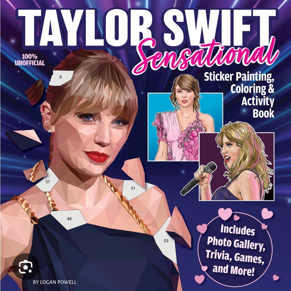 New Taylor Swift Sensational Sticker Painting and Activity Book
